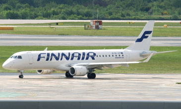 Finnairin ensimmäinen uudistettu Embraer-kone valmis